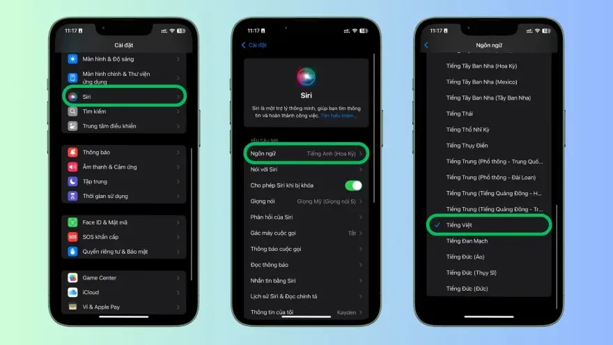 Hướng dẫn kích hoạt Siri tiếng Việt trên iPhone huong dan kich hoat siri tieng viet tren iphone 1