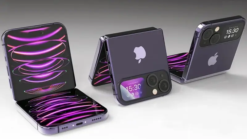 iPhone Gập Sẽ Ra Mắt Năm 2026? iFan Chia Phe Tranh Cãi Nảy Lửa iphone gap concept 2