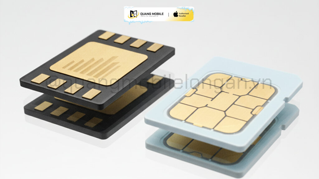 eSIM Là Gì? So Sánh eSIM Và SIM Vật Lý: Năm 2025 Nên Dùng Loại Nào? thu cu doi moi iphone nhu gia ban quangmobile 2