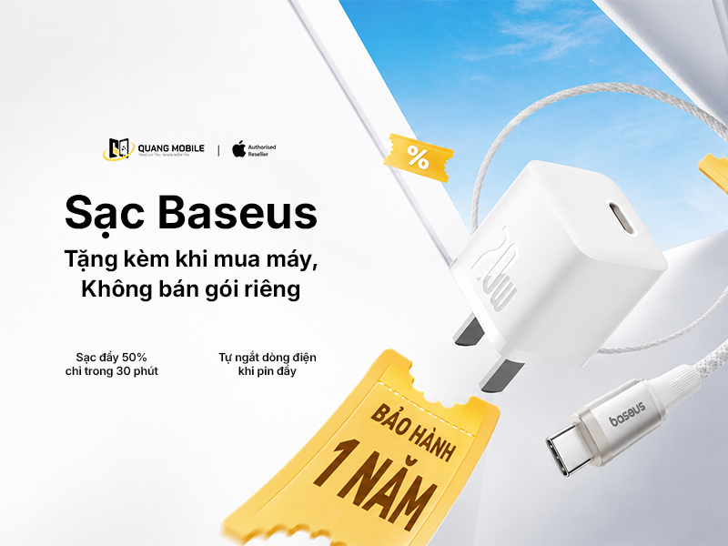 sạc baseus 20w chính hãng